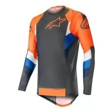 ALPINESTARS Джерси SUPERTECH, Размер: S, Цвет: Anthracite/Orange