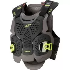 ALPINESTARS Панцирь A-4 MAX, Размер: M/L, Цвет: Black/Anthracite/Yellow Fluorescent