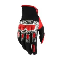 100%MOTO Мотоперчатки DERESRTICTED, Размер: S, Цвет: Black/White/Red
