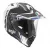 AGV Шлем AX-8 DUAL EVO, Размер: XXS, Цвет: MULTI - white gunmetal blue