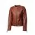 RSD Мотокуртка кожаная Trinity женская перф, Размер: L, Цвет: Brown