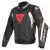 DAINESE Мотокуртка кожаная SUPER SPEED 3 PERF., Размер: 52, Цвет: Black/White/Fluo-Red