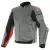 DAINESE Мотокуртка кожаная SUPER RACE PERF, Размер: 56, Цвет: Charcoal-Gray/Ch.-Gray/Fluo-Red