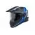 IXS Шлем 208, Размер: S, Цвет: 2.0 BLACK MAT-BLUE