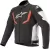 ALPINESTARS Мотокуртка T-GP R v2 Drystar, Размер: S, Цвет: Black-White-Red