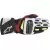 ALPINESTARS Мотоперчатки SP-2, Размер: XXL, Цвет: BLACK/WHITE/FLUO RED