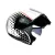 AGV Шлем COMPACT ST, Размер: XL, Цвет: MULTI - DETROIT WHITE/BLACK