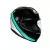 AGV Шлем K6, Размер: S, Цвет: MULTI - MINIMAL BLACK/PEARL WHITE/AQUA