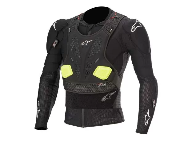 ALPINESTARS Защита BIONIC PRO V2, Размер: S, Цвет: Black/Yellow Fluorescent