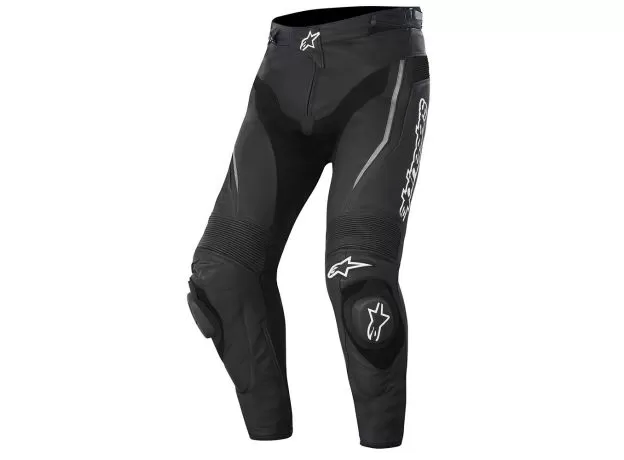 ALPINESTARS Мотоштаны кожаные TRACK, Размер: 48, Цвет: Black
