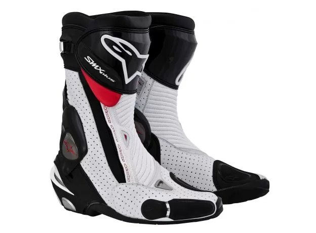 ALPINESTARS Мотоботы SMX PLUS, Размер: 41, Цвет: Black/White/Red