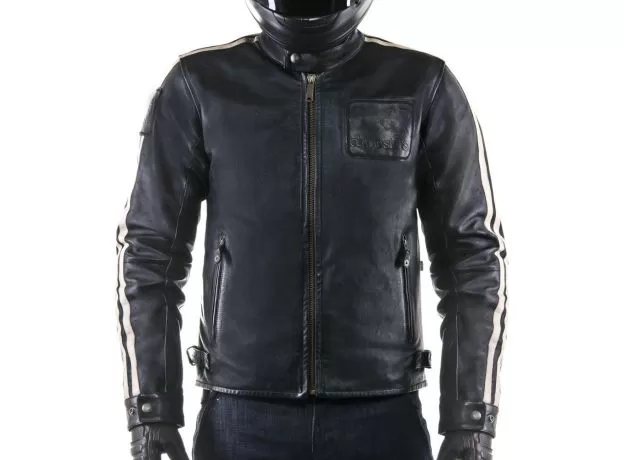 ALPINESTARS Мотокуртка кожаная OSCAR CHARLIE, Размер: M, Цвет: Black/Sand