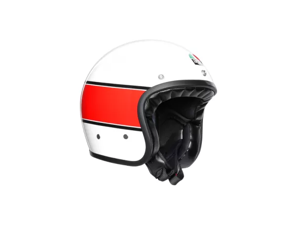 AGV Шлем X70, Размер: MS, Цвет: MULTI - MINO 73 WHITE/RED