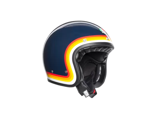 AGV Шлем X70, Размер: XS, Цвет: MULTI - RIVIERA BLUE/RAINBOW