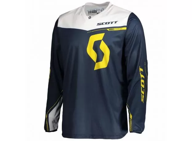 SCOTT Джерси 350, Размер: M, Цвет: Blue/Yellow