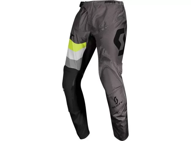 SCOTT Кроссовые штаны 350, Размер: 36, Цвет: TRACK Grey/Yellow