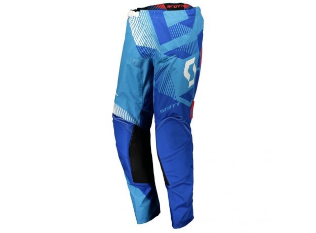 SCOTT Кроссовые штаны 350, Размер: 28, Цвет: DIRT Blue/White