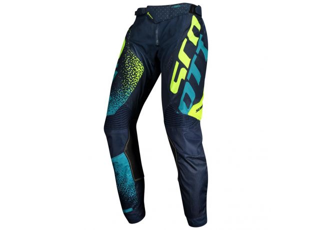 SCOTT Кроссовые штаны 450, Размер: 30, Цвет: NOISE Blue/Yellow