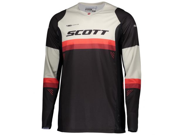 SCOTT Джерси 450, Размер: S, Цвет: PODIUM Black/Red