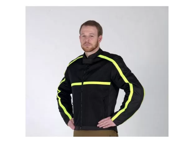 HYPERLOOK Мотокуртка AVES, Размер: 4XL, Цвет: Зеленый