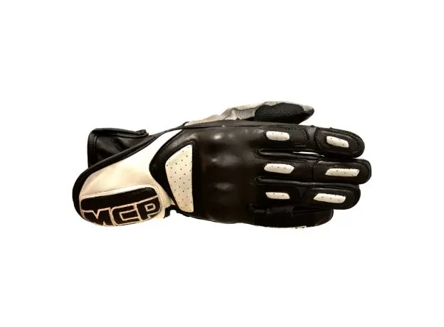 MCP Мотоперчатки Prime женские, Размер: M, Цвет: чeрно-белый