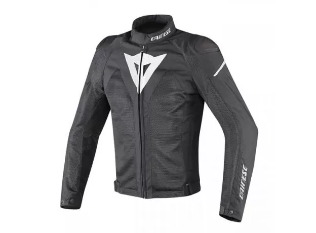 DAINESE Мотокуртка HYPER FLUX D-DRY, Размер: 52, Цвет: Black/Black/White