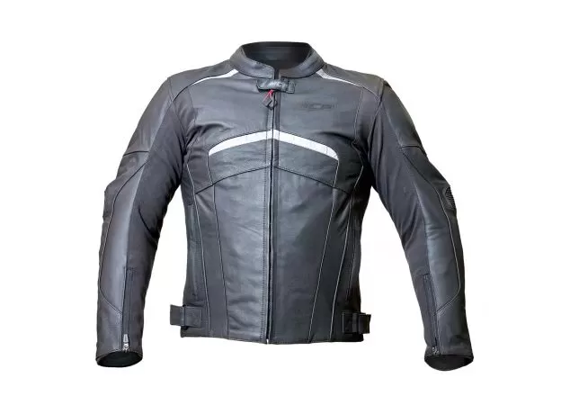 MCP Мотокуртка кожаная Jerez Stretch, Размер: M, Цвет: черный