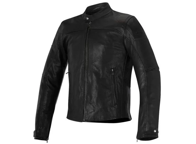 ALPINESTARS Мотокуртка кожаная BRERA AF, Размер: 44, Цвет: Black