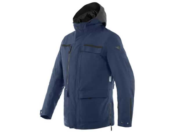 DAINESE Мотокуртка MILANO D-DRY, Размер: 60, Цвет: Ebony/Black-Iris/Black-Iris