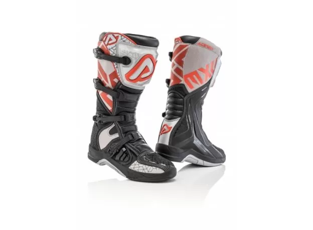 ACERBIS Мотоботы X-TEAM, Размер: 42, Цвет: black/grey