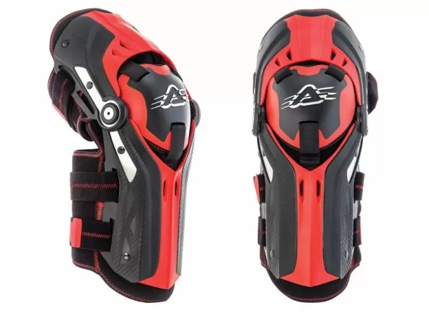 ACERBIS Защита коленей GORILLA, Размер: N, Цвет: black/red