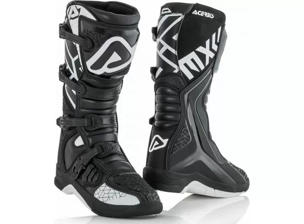 ACERBIS Мотоботы X-TEAM, Размер: 42, Цвет: BLACK/WHITE