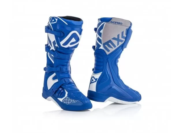 ACERBIS Мотоботы X-TEAM, Размер: 40, Цвет: BLUE/WHITE