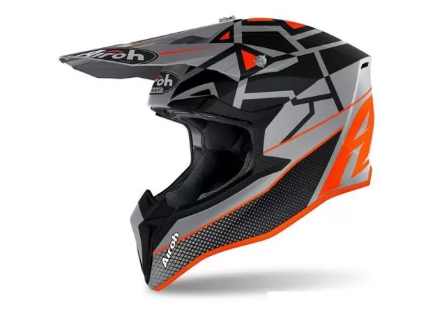 AIROH Шлем WRAAP, Размер: S, Цвет: mood orange matt