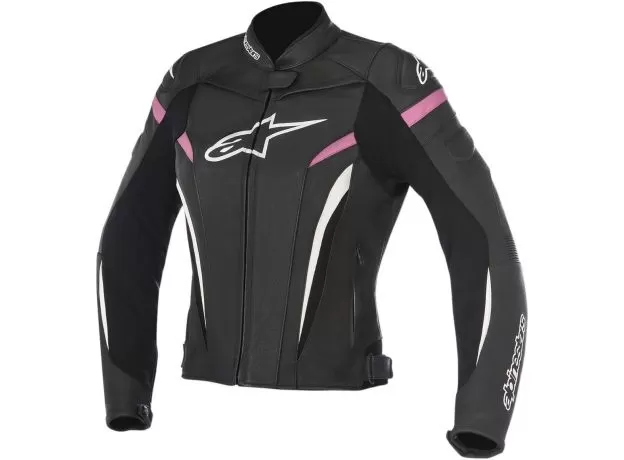 ALPINESTARS Мотокуртка кожаная GP PLUS R v2 женская, Размер: 48, Цвет: Black/Pink