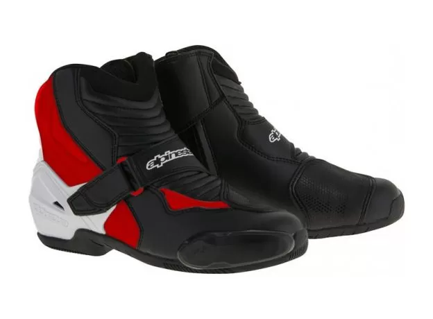 ALPINESTARS Мотоботы SMX-1 R, Размер: 40, Цвет: Black-White-Red