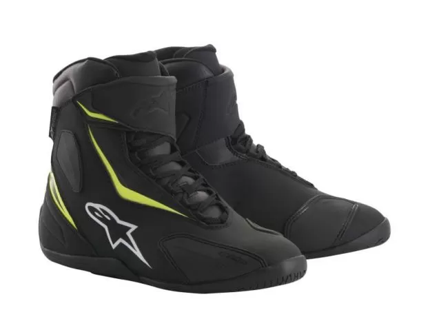 ALPINESTARS Мотоботы FASTBACK-2 DRYSTAR ®, Размер: 9, Цвет: Black/Yellow Fluorescent