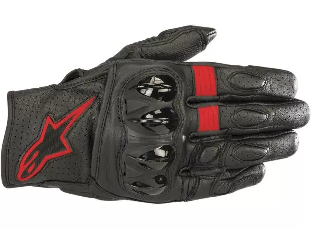ALPINESTARS Мотоперчатки CELER v2, Размер: 3XL, Цвет: Black/Red Fluorescent