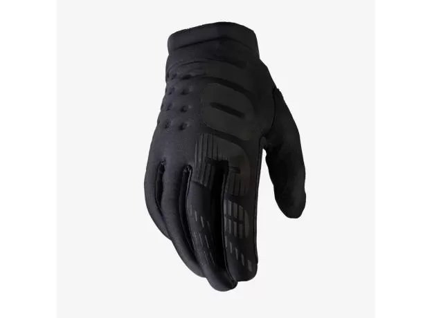 100%MOTO Мотоперчатки BRISKER, Размер: M, Цвет: BLACK/CHARCOAL