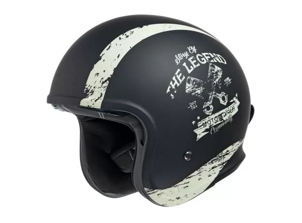 IXS Шлем 880, Размер: XXL, Цвет: 2.0 BLACK MAT-WHITE