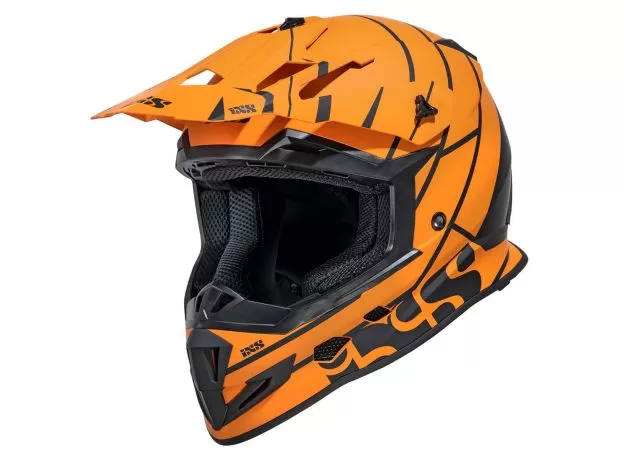 IXS Шлем 361, Размер: XL, Цвет: 2.2 ORANGE MAT-BLACK