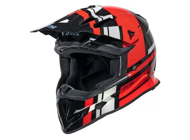 IXS Шлем 361, Размер: XS, Цвет: 2.3 black/red/grey