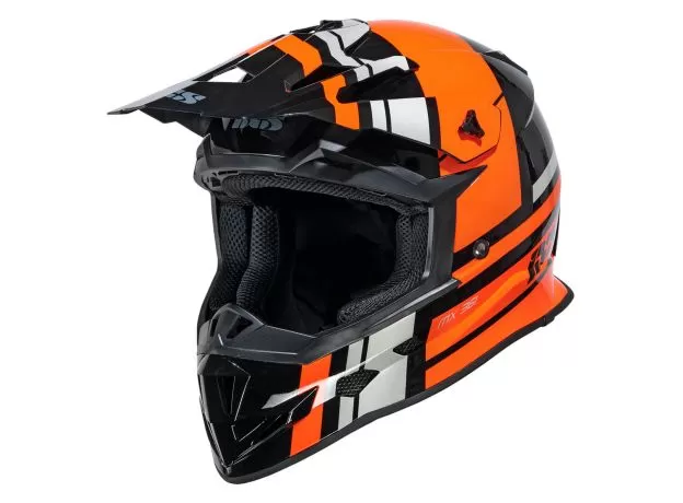 IXS Шлем 361, Размер: XS, Цвет: 2.3 black/orange/grey