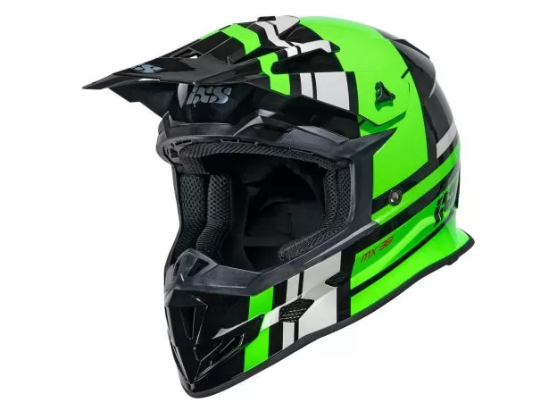 IXS Шлем 361, Размер: S, Цвет: 2.3 black/green/grey