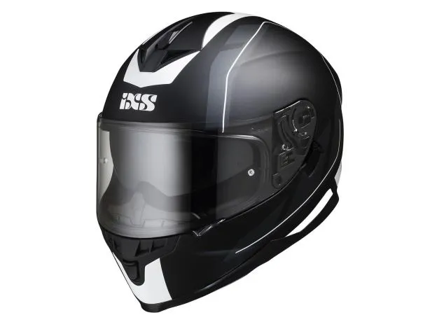 IXS Шлем 1100, Размер: M, Цвет: 2.0 matt black-white