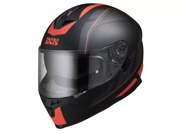 IXS Шлем 1100, Размер: XS, Цвет: 2.0 matt black-red