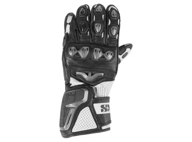 IXS Мотоперчатки RS-400, Размер: S, Цвет: black\white