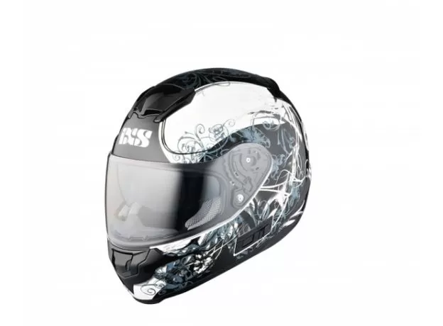 IXS Шлем 215, Размер: L, Цвет: CURL Black/White/Silver