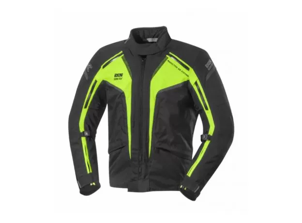 IXS Мотокуртка X-GTX MODESTO, Размер: 4XL, Цвет: Black/Yellow Fluo