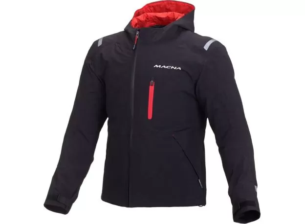 MACNA Мотокуртка REFUGE, Размер: S, Цвет: black/red